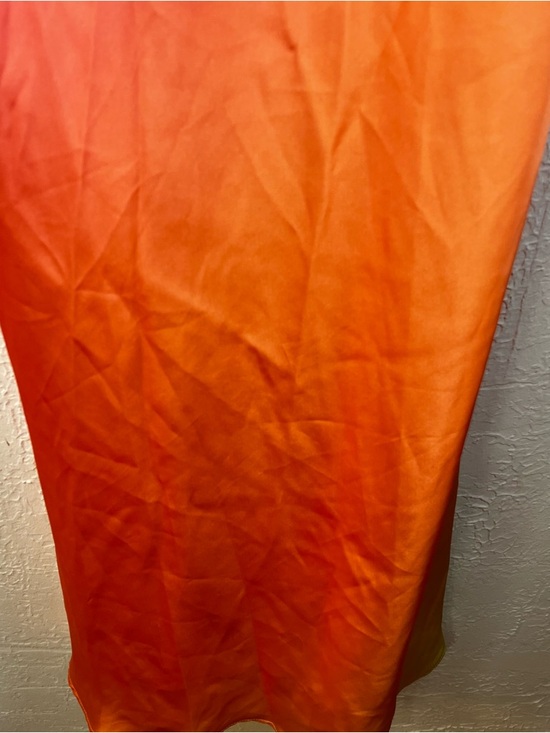 12th Tribe Mirabella Pink Satin Sorbet Maxi Dress - Picture 9 of 16